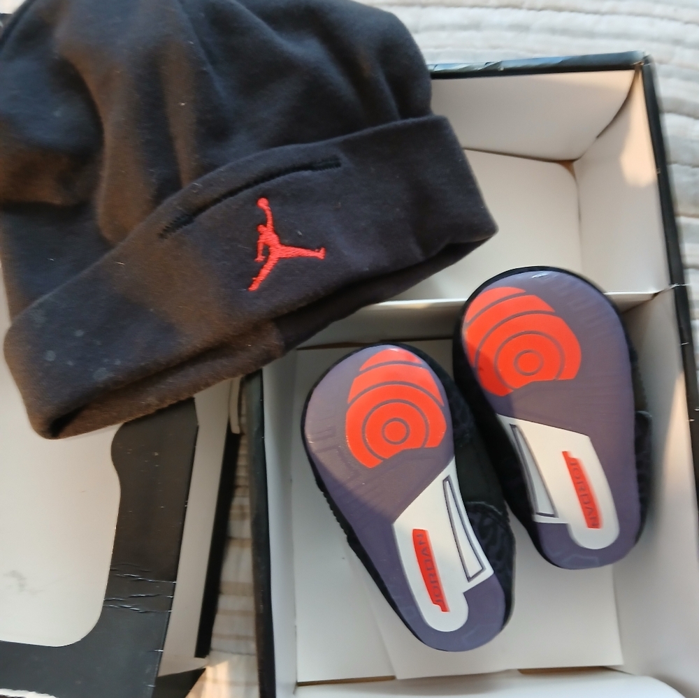 Jordan Retro GP Black and Crimson Sneakers